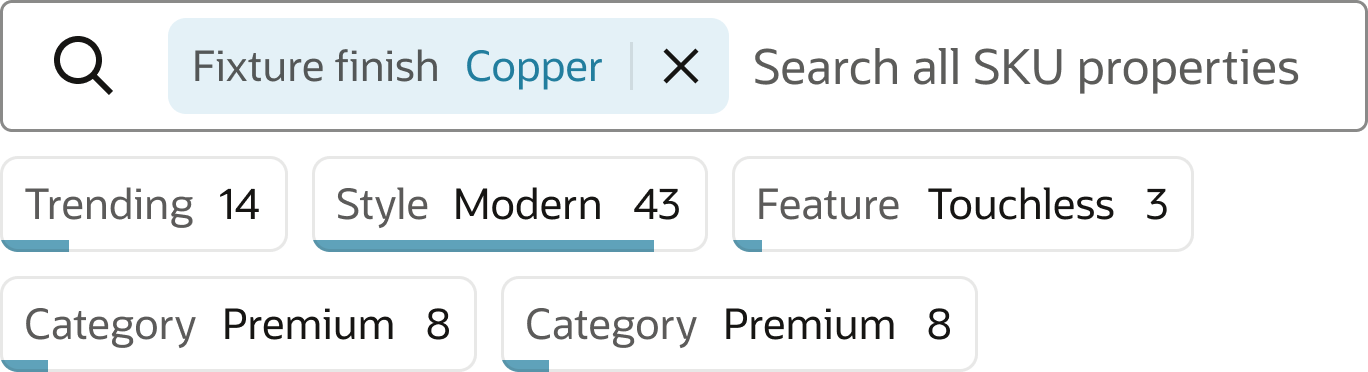 Smart Filter and Search component