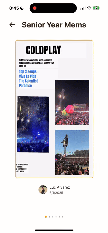 Comment and react on shared pages